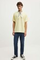Levi's tricou din bumbac A0637 galben SS25