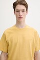 Levi's tricou din bumbac galben A0637