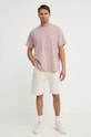 Levi's t-shirt bawełniany A0637 różowy SS25
