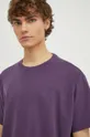 vijolična Bombažna kratka majica Levi's