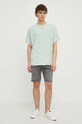 Levi's tricou din bumbac A0637 verde SS25