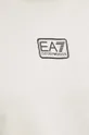 бежевый Хлопковая футболка EA7 Emporio Armani