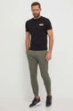 EA7 Emporio Armani t-shirt bawełniany czarny