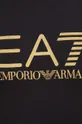 czarny EA7 Emporio Armani t-shirt bawełniany