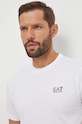 EA7 Emporio Armani tricou din bumbac alb 8NPT18.PJ02Z
