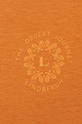 Lindbergh t-shirt bawełniany 30.400267.BURNTORANG pomarańczowy