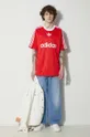 Μπλουζάκι adidas Originals Adicolor Poly Tee κόκκινο