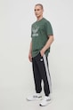 adidas Originals t-shirt bawełniany Trefoil Tee IR7993 zielony SS24