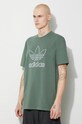 adidas Originals t-shirt in cotone Trefoil Tee verde IR7993