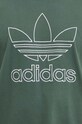 Хлопковая футболка adidas Originals Trefoil Tee IR7993 зелёный
