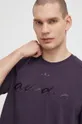фиолетовой Хлопковая футболка adidas Originals Fashion Graphic