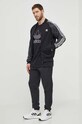 Pamučna majica adidas Originals Trefoil Tee IU2347 crna SS24