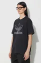 black adidas Originals cotton t-shirt Trefoil Tee