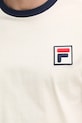 Хлопковая футболка Fila FAM0641 бежевый