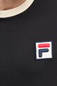 Fila t-shirt bawełniany FAM0641 czarny