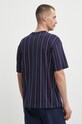 Odzież Fila t-shirt bawełniany Lobito FAM0662 granatowy