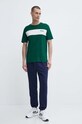 Хлопковая футболка Fila Lankaran FAM0680 зелёный SS24