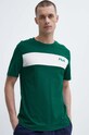 Хлопковая футболка Fila Lankaran зелёный FAM0680