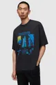 czarny AllSaints t-shirt bawełniany Radiance Męski