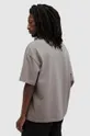 Βαμβακερό μπλουζάκι AllSaints Halo γκρί