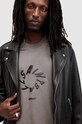 Ρούχα Βαμβακερό μπλουζάκι AllSaints Halo MG110Z γκρί