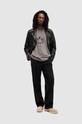 Βαμβακερό μπλουζάκι AllSaints Halo γκρί MG110Z