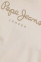 Pepe Jeans tricou din bumbac Eggo PM508208 bej