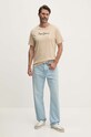 Bavlnené tričko Pepe Jeans Eggo PM508208 béžová SS25