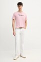 Бавовняна футболка Pepe Jeans Eggo PM508208 рожевий SS25