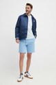 Хлопковая футболка Pepe Jeans Eggo N PM508208 голубой SS25