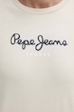Bavlněné tričko Pepe Jeans Eggo N PM508208 béžová