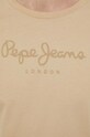Бавовняна футболка Pepe Jeans Eggo N PM508208 бежевий