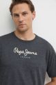 Pepe Jeans t-shirt in cotone Eggo grigio PM508208