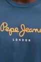 Pepe Jeans tricou din bumbac Eggo PM508208 albastru