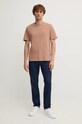 Бавовняна футболка Pepe Jeans Connor PM509206 коричневий AW24