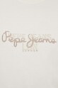 Pepe Jeans t-shirt bawełniany Chris beżowy PM509207