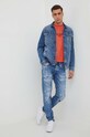 Pepe Jeans t-shirt bawełniany Chris PM509207 pomarańczowy SS24