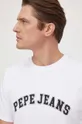 білий Бавовняна футболка Pepe Jeans