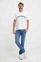Бавовняна футболка Pepe Jeans CLEMENT PM509220 бежевий SS24