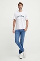 Pepe Jeans tricou din bumbac PM509220 bej SS24