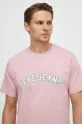 розовый Хлопковая футболка Pepe Jeans