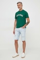 Pepe Jeans t-shirt bawełniany CLEMENT PM509220 zielony SS24