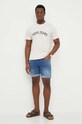 Pepe Jeans tricou din bumbac PM509220 bej SS24