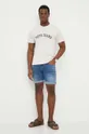 Pepe Jeans t-shirt bawełniany CLEMENT beżowy