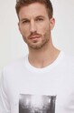 Pepe Jeans tricou din bumbac Clark alb PM509221