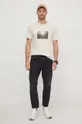 Pepe Jeans t-shirt bawełniany Clark beżowy