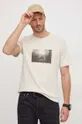 beige Pepe Jeans t-shirt in cotone Clark