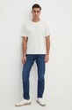 Бавовняна футболка Pepe Jeans Dave Tee PM509231 жовтий SS24
