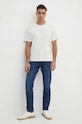 Бавовняна футболка Pepe Jeans Dave Tee PM509231 жовтий SS24