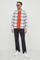 Памучна тениска Pepe Jeans Dave Tee PM509231 оранжев SS24